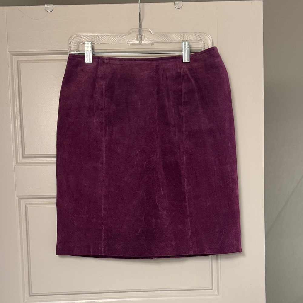 Vintage Real Leather Skirt